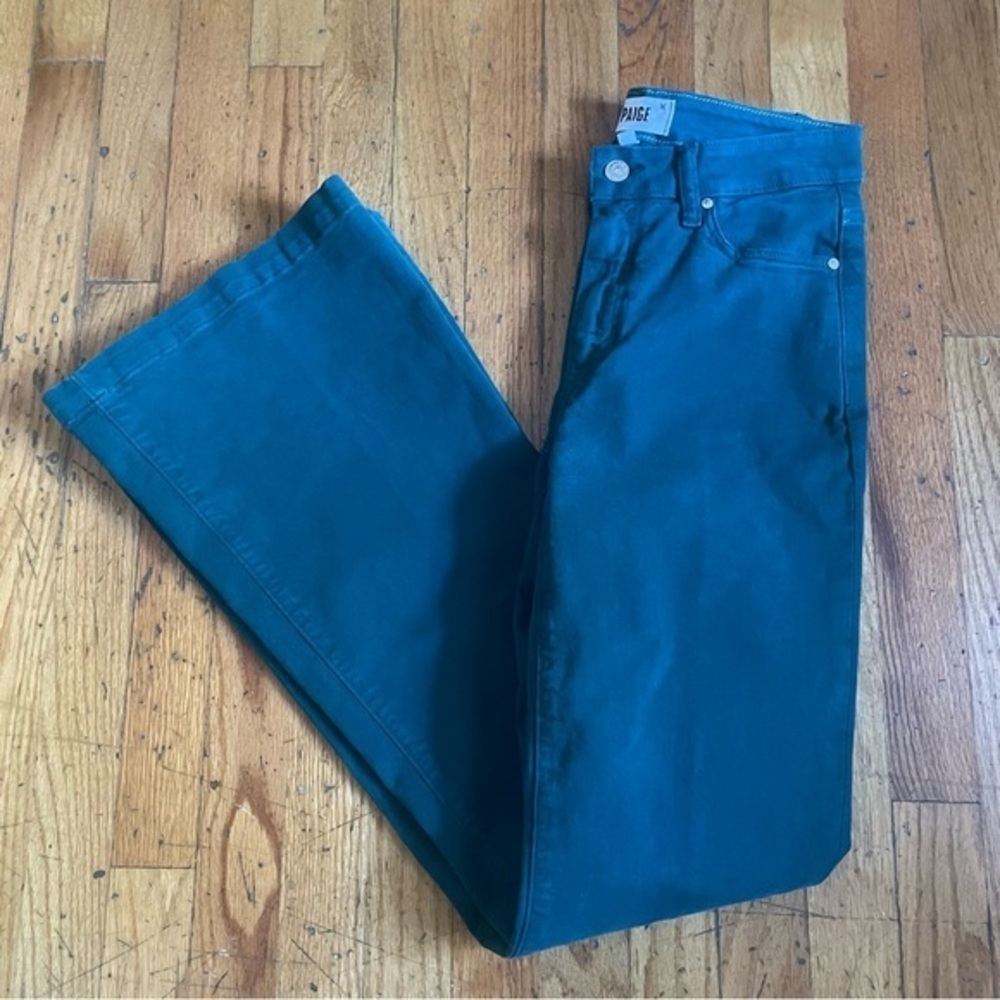 PAIGE Ocean Blue Flare Jeans
